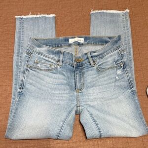 LOFT Light Wash Ankle Jeans